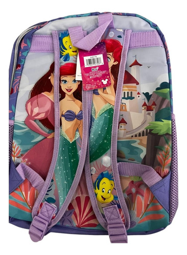 Mochila Sirenita Primaria Mod A28176 Con Lonchera Back Pack