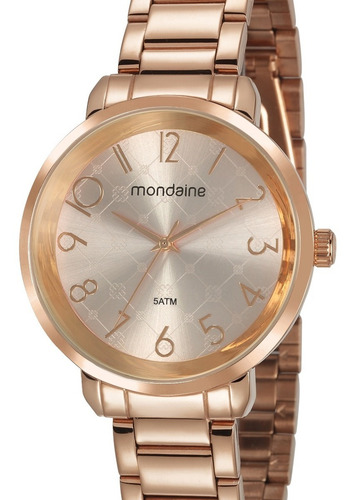 Relógio Mondaine Feminino Rose Gold Barato