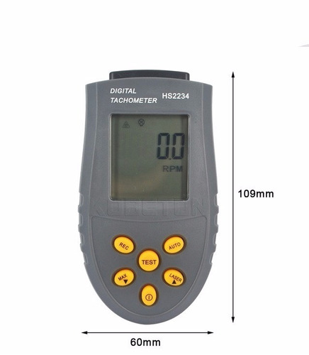 Tacometro Digital Laser Medidor De Revoluciones Rmp No Tocar