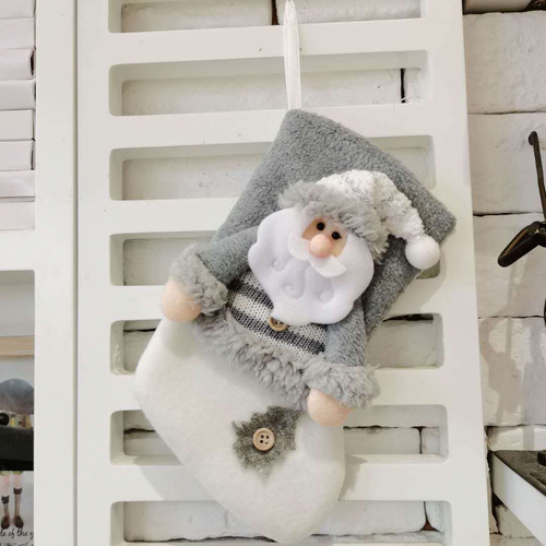 Decoración Colgante De Bolsa Regalo De Calcetines Navideños