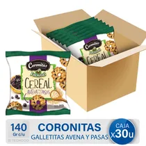 Comprar Caja Galletitas Fachitas Coronitas Cereal Con Avena Y Pasas