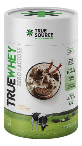 True Whey Zero Lactose 900g True Source Cookies Milkshake