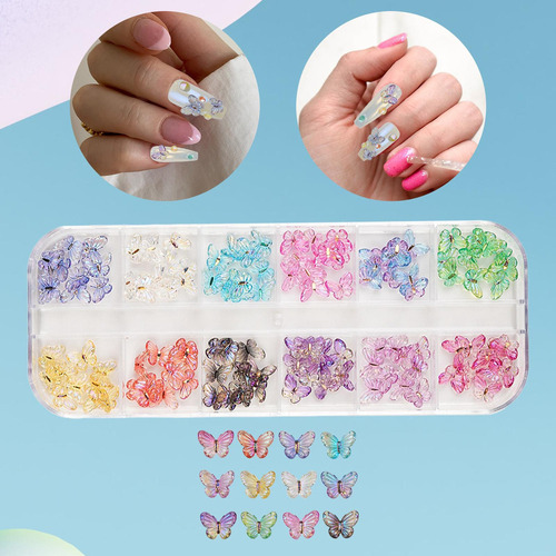 Diamantes De Imitación Para Decoración De Uñas, Dijes De