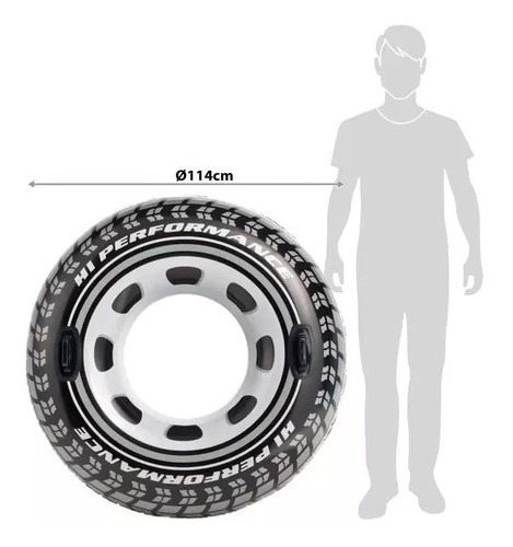 Inflable Salvavidas De Llanta Para Alberca 114 Cm Intex