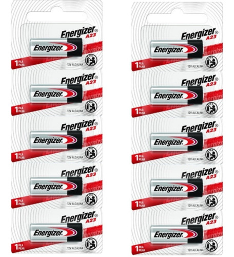 10 X Pila A23 12v Energizer Controles Remotos Portones