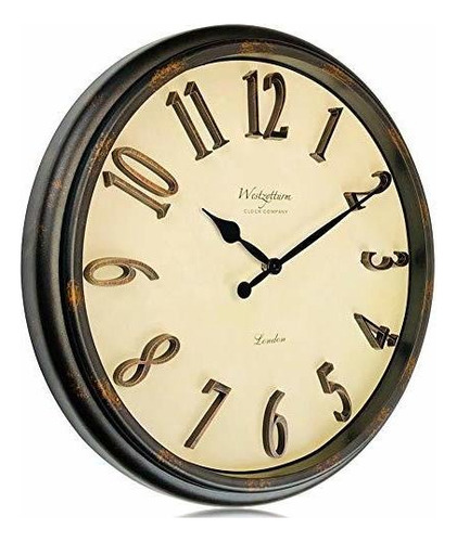 Westzytturm - Reloj De Pared Rústico 3d Grande De 18 Pu