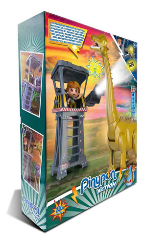 Pinypon Action Diplodocus Y Torre De Vigilancia Famosa