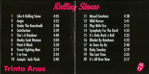 Rolling Stones Cd Brasil 20 G.hits Coleccion Nuevo +envio