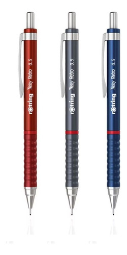 Portamina Tikky Retro Rotring 0.5mm Gris