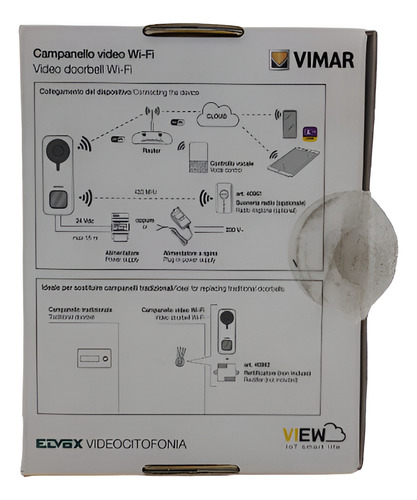 Kit De Timbre Videoportero Wifi, Vimar (cod.3158)