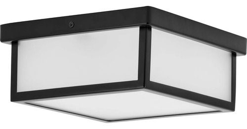 Caja Led Negra Una Luz 10  Montaje Empotrado