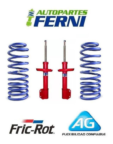 Kit Delantero Peugeot 206 Espiral Progresivo Ag Amortiguador