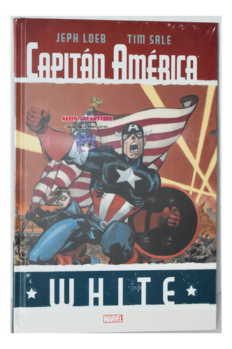 Capitán América White, De Jeph Loeb; Tim Sale., Vol. Único. Editorial Panini, Tapa Dura En Español, 2024