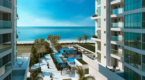Imagem 1 de 30 de Al Mare Beach Front, Com 5 Suítes Com Home, Sala, Cozinha, Lavabo, Área De Serviço, Sacada C/ Churrasqueira Integrada, 4 Vagas De Garagens E Demais Dependências. Planta Final 01 E 02 Apto Unificado..