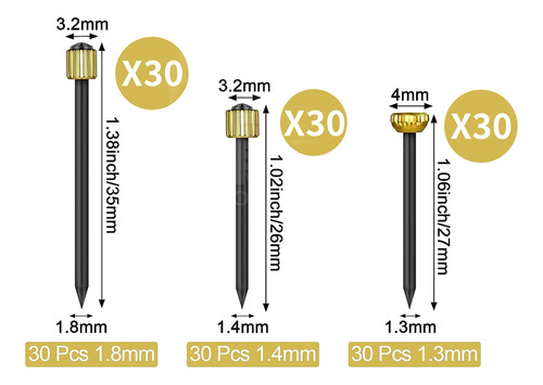 90 Clavos Para Colgar Cuadros, Clavos Decorativos Para Colga