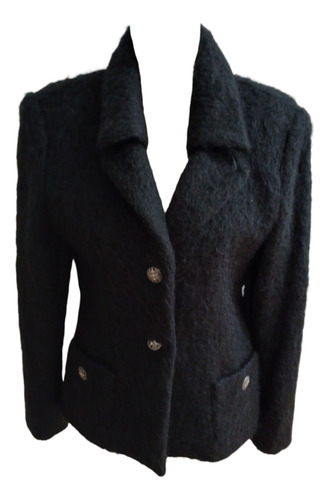 Saco Blazer De Lana Super Abrigado De Diseñador (Usado)