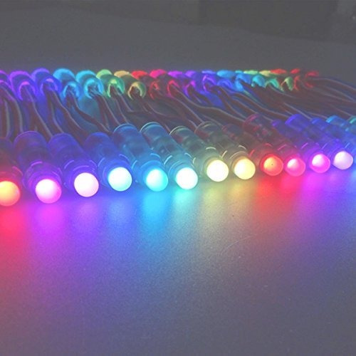 Ws2811 Pixel Led String Lights Dc 12v Impermeable 50pcs...