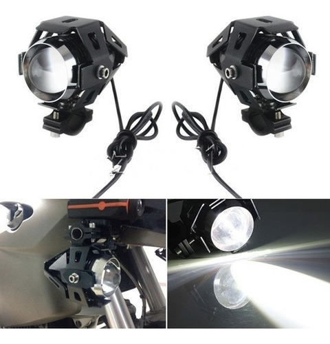 Par Farol Milha Led Compativel Com 12v Dominator Scrambler