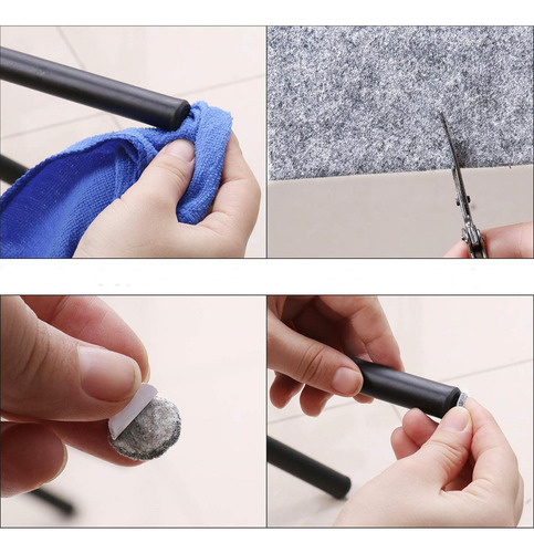 Para 3x Cinta De Fieltro Autoadhesiva Rollo Protector De