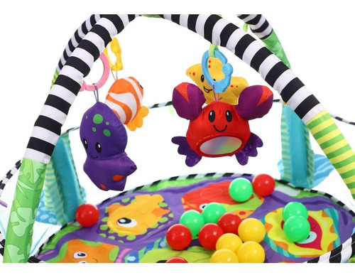 Tapete De Atividades Com Piscina Bolinha E Cercado Tartaruga