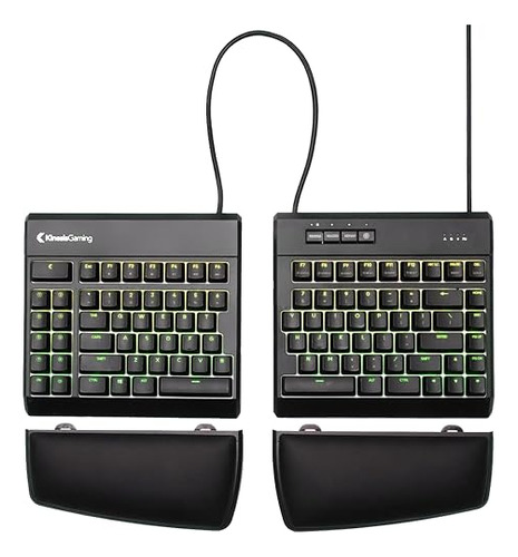Paquete Kinesis Freestyle Edge Rgb: Teclado Mecánico Mx Azul