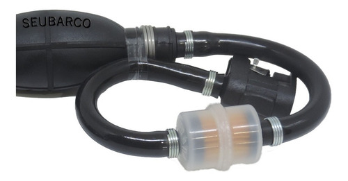 Imagem 2 de 10 de Mangueira De Gasolina Com Bulbo E Filtro Motor Popa Yamaha