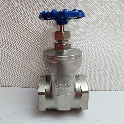 Válvula De Compuerta 2 Roscada Acero Inoxidable