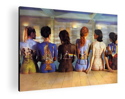 Cuadro Decorativo Moderno Mural Poster Pink Floyd 84x60 Mdf