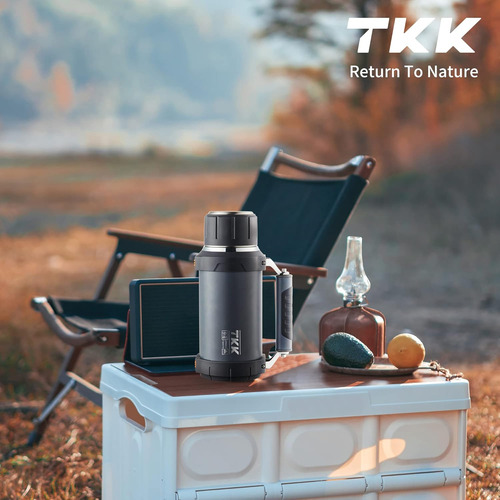 Termo De Café 2qt Stainless Steel, Aislamiento 24h, Camping