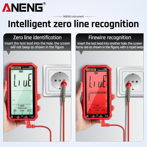 . Digital Multimeter Aneng Ac/dc Lcd Display 4.7 Inches