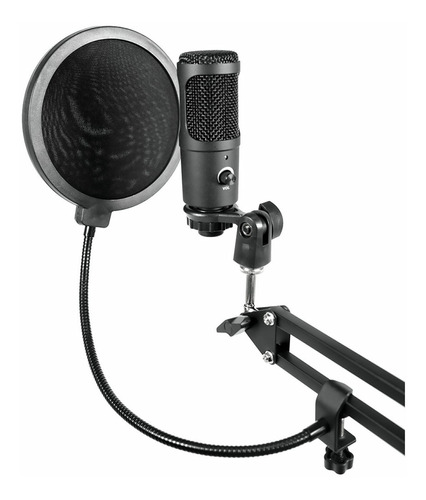 Micrófono Set Apogee Bm900 Usb/xlr-3.5mm C/soporte Y Antipo