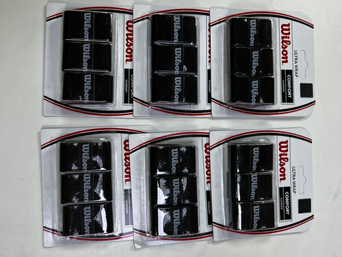 Imagen 4 de 6 de Cubregrip Tenis Padel Wilson Ultra Wrap Pack Ahorro 18 Unid