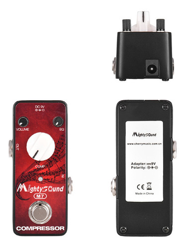 Pedal De Compressor De Guitarra Mighty Sound M7 - Full Metal