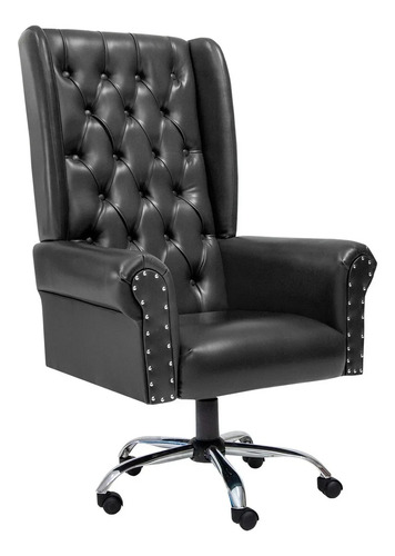 Poltrona Presidente Consul Chest Design Clássico Wt