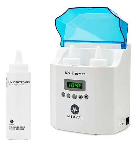 Calentador De Gel Para Botellas Individuales Y Dobles, Blanc
