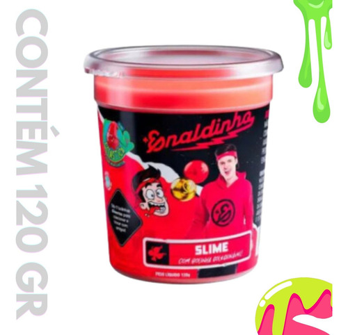 Slime Caixa 24un Gelástica Enaldinho Brinquedo Massinha Cor Variadas