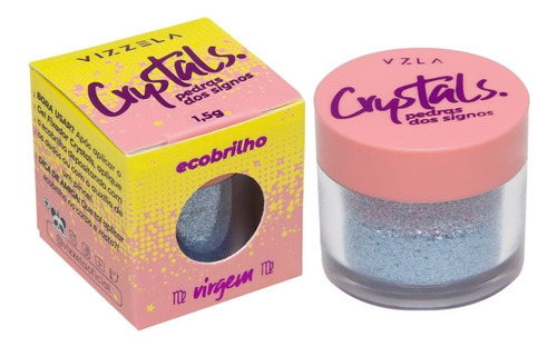 Vizzela Ecobrilho Crystals Pedras Dos Signos Virgem 1,5g