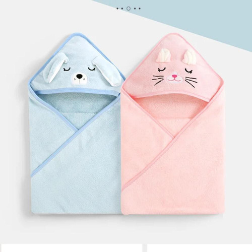 ~ Toalla De Baño Para Bebés, Manta Suave Con Capucha Para