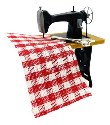 Muebles Para Casa De Muñecas, Máquina De Coser Retro,