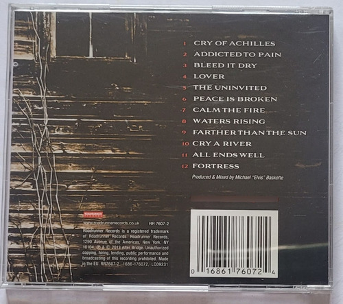 Cd Alter Bridge, Fortress, Importado
