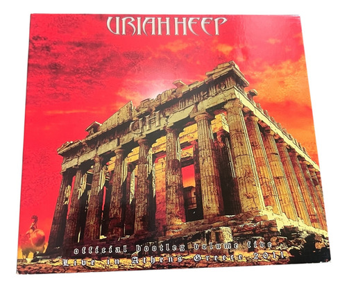 Cd Uriah Heep Official Bootleg Vol. 5 Live In Athens 2011 Estandar
