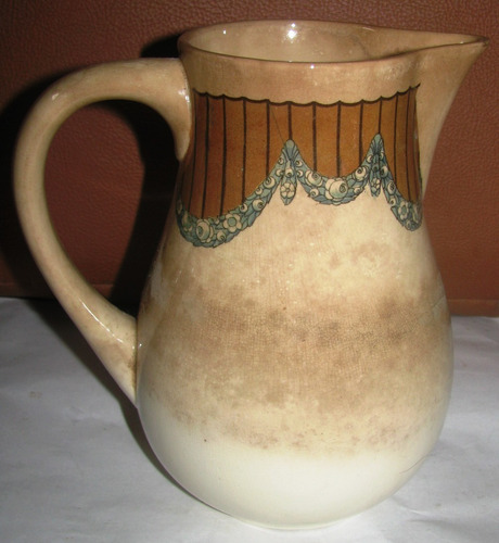 Jarra Antigua Villeroy&boch Decorada En Impecable Estado!! (Usado)