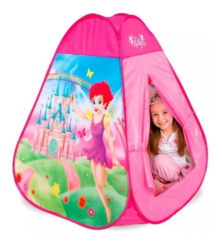 Imagen 2 de 4 de Carpa Hadas Juego Autoarmable Tienda Nena Infantil Iplay Edu
