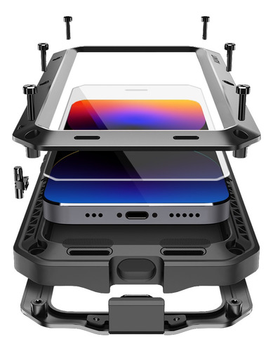 Funda Armor Survivor Para iPhone 11 Con Cristal