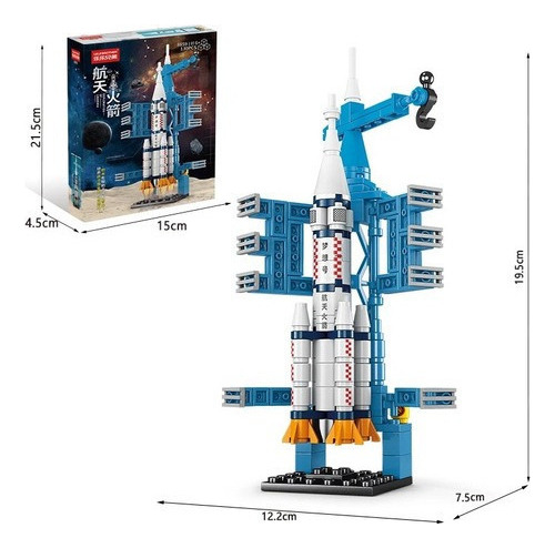 Bloques de construcción de naves espaciales y cohetes compatibles con Lego, número de piezas 130