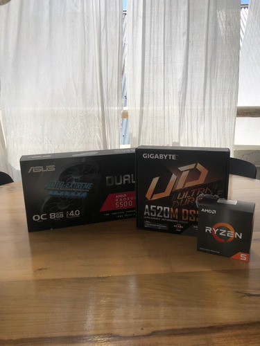 Pc Compu Gamer - Ryzen 5 5600x -rx5500xt 8gb- 24gb Ram - 1tb (Usado)