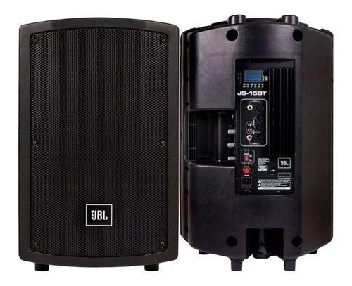 Bafle Jbl JS15bt alimentado por 15 Bluetooth Usb Mp3, cor preta