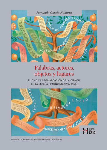 Palabras, Actores, Objetos Y Lugares : El Csic Y La Demarca, De Fernando Garcia Naharro. Editorial Consejo Superior De Investigaciones Cientificas, Tapa Blanda En Español