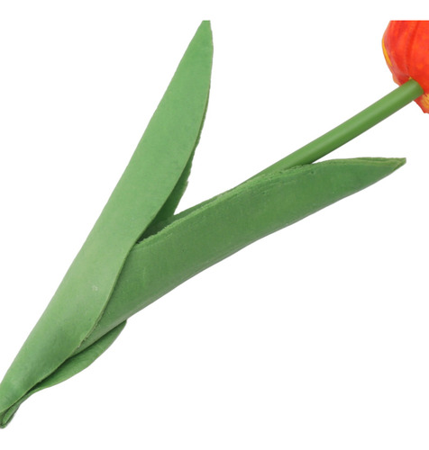 Tulipanes Artificiales, 10 Unidades, Retoques Reales Para Bo