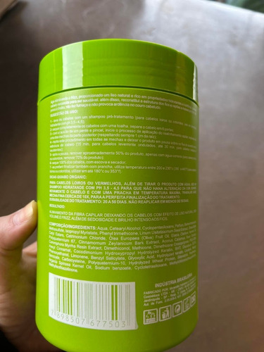 Reconstruçao P´rofunda Aos Fios Quiabo Orgânica 1kg
